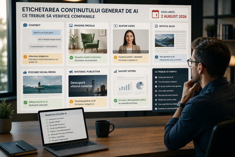 consultanță Etichetarea conținutului generat de AI