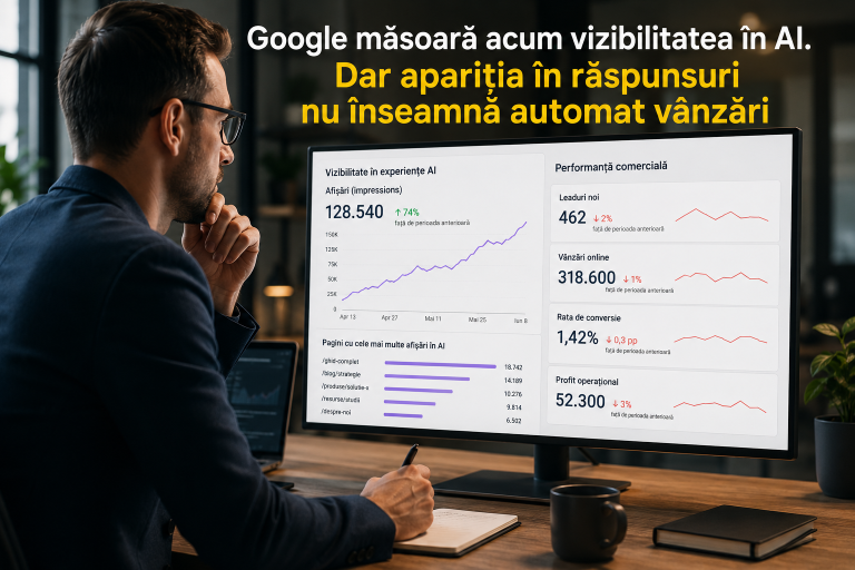 consultanță Noul raport Search Console pentru AI